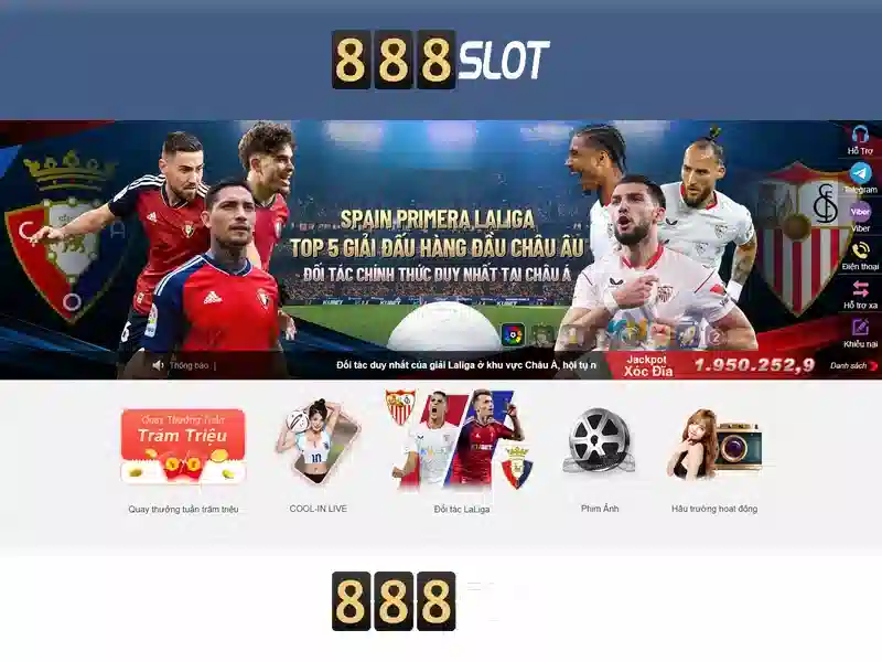 888SLOT - Trải Nghiệm Cá Cược Slot Hấp Dẫn Với RTP Cao 2026